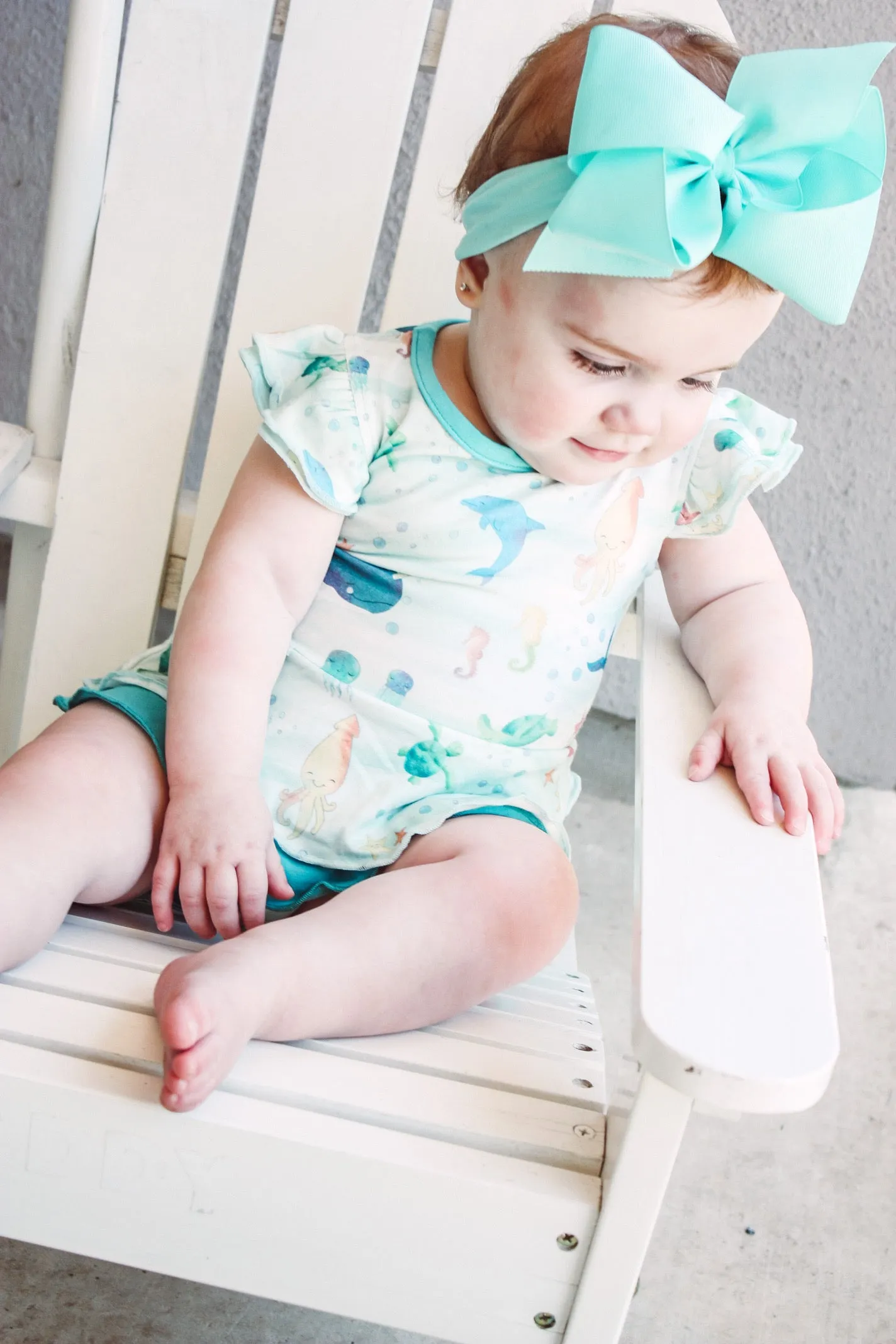 Two Peas Clothing Co Under the Sea Mila Romper Dress