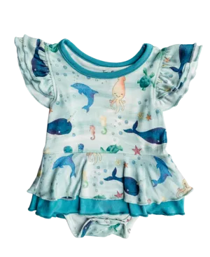 Two Peas Clothing Co Under the Sea Mila Romper Dress