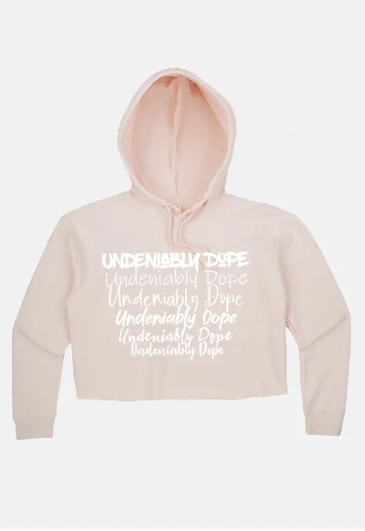 Undeniable cropped hoodie