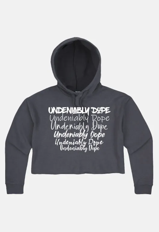 Undeniable cropped hoodie