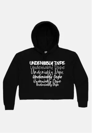 Undeniable cropped hoodie