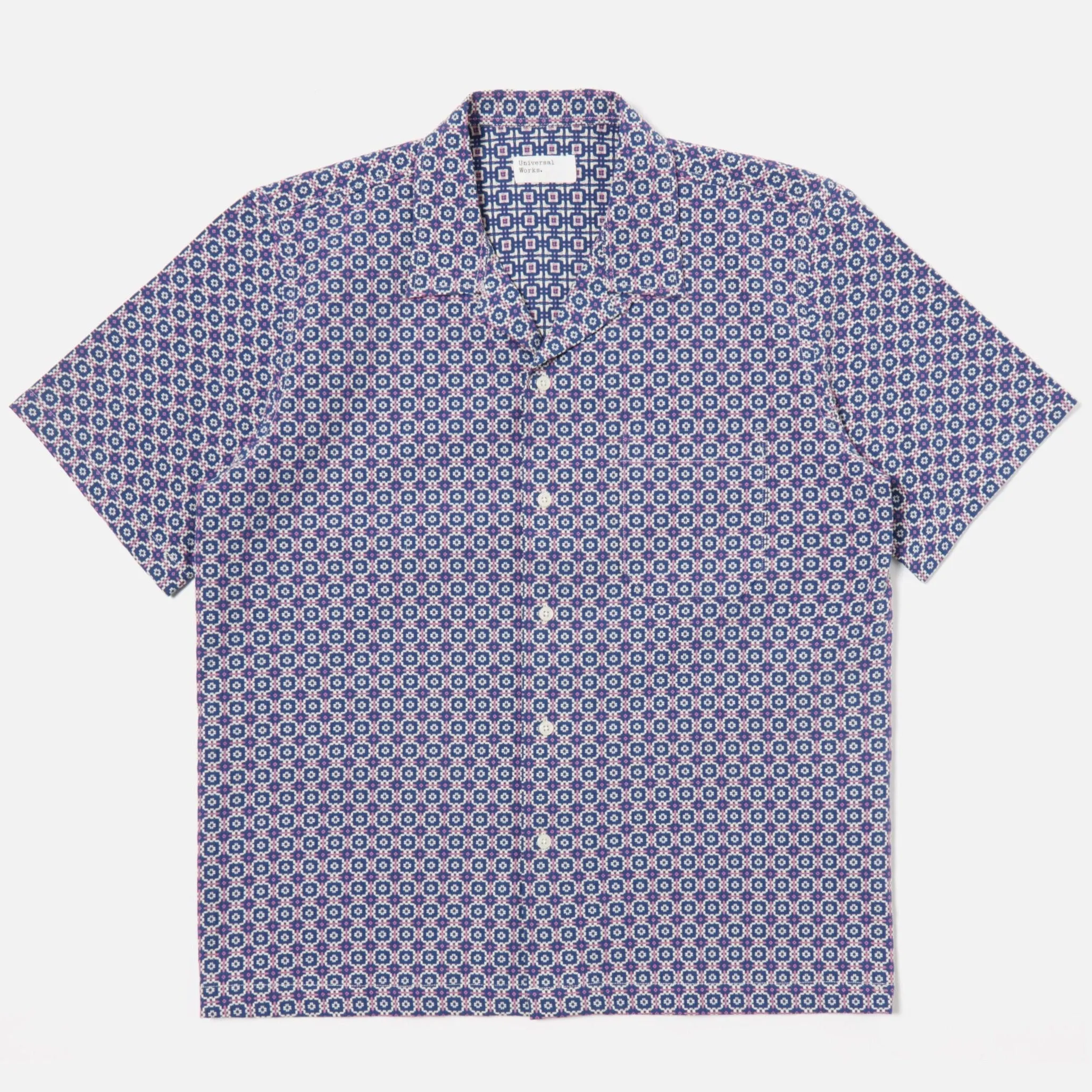 Universal Works Road Shirt Tile 1 Navy