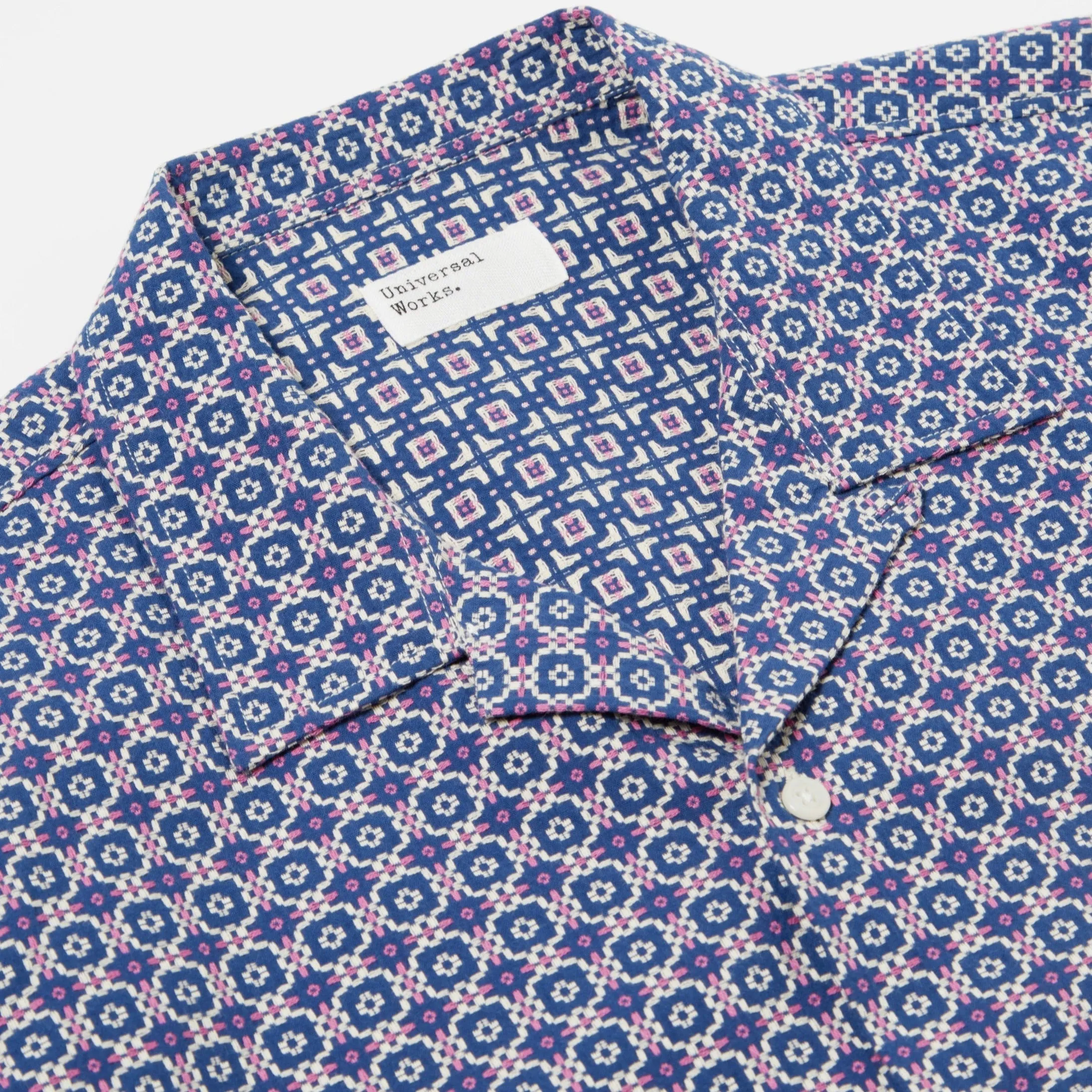 Universal Works Road Shirt Tile 1 Navy