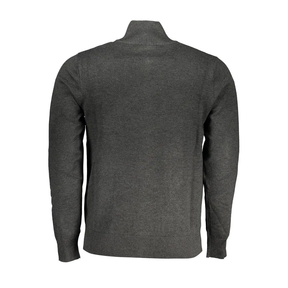 U.S. Grand Polo Brown Nylon Men Cardigan