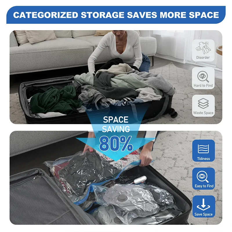 Vacuum Storage Bags with USB Electric Pump