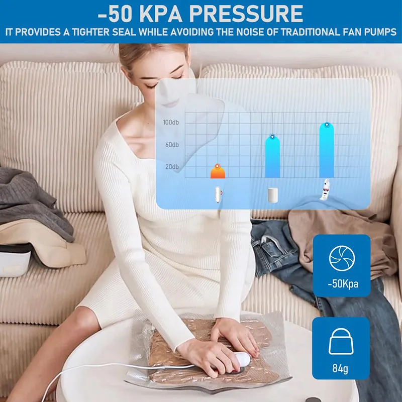 Vacuum Storage Bags with USB Electric Pump