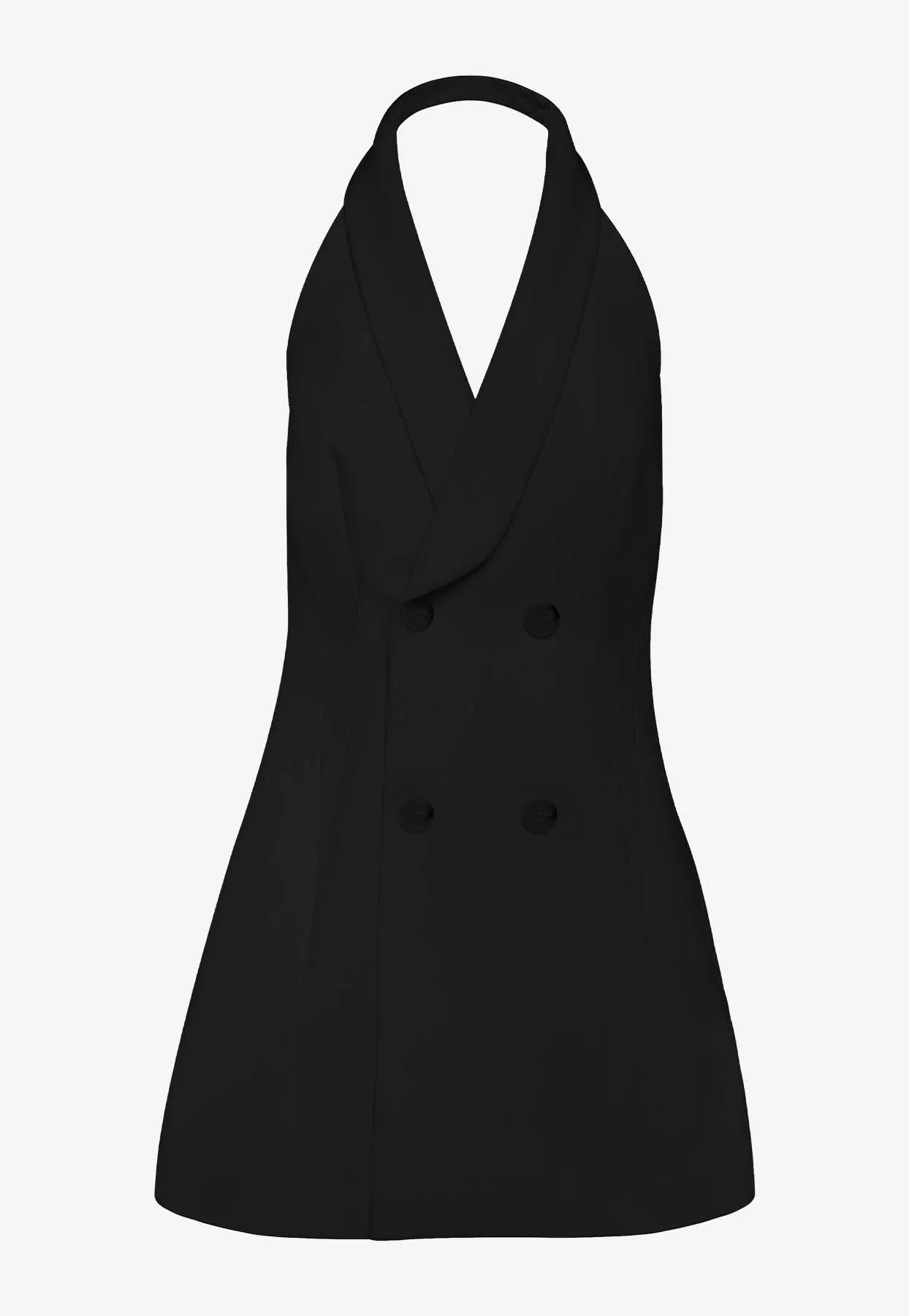 Veredian Double-Breasted Mini Dress