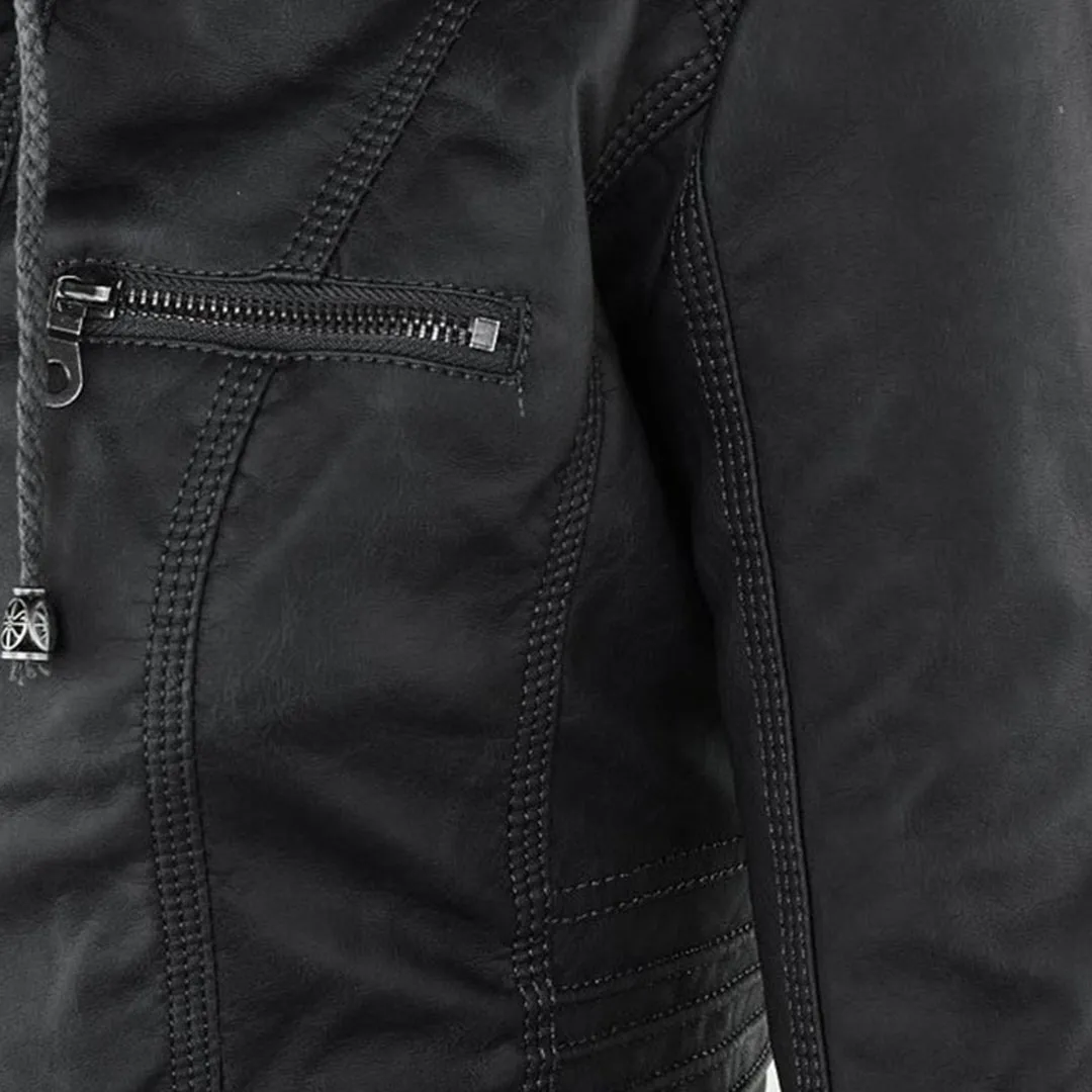 Veste décontractée élégante pour femme avec capuche
