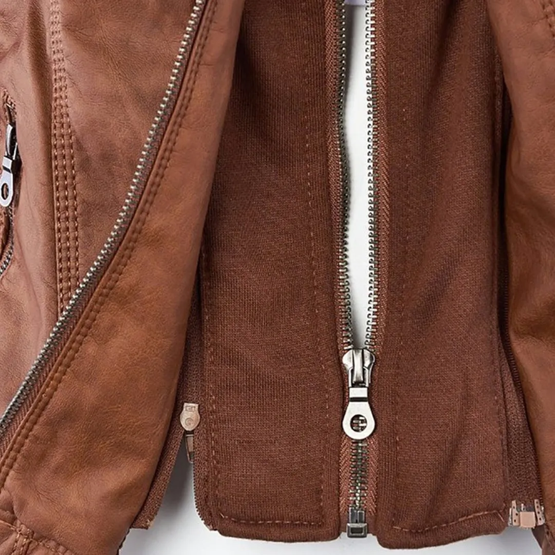 Veste décontractée élégante pour femme avec capuche