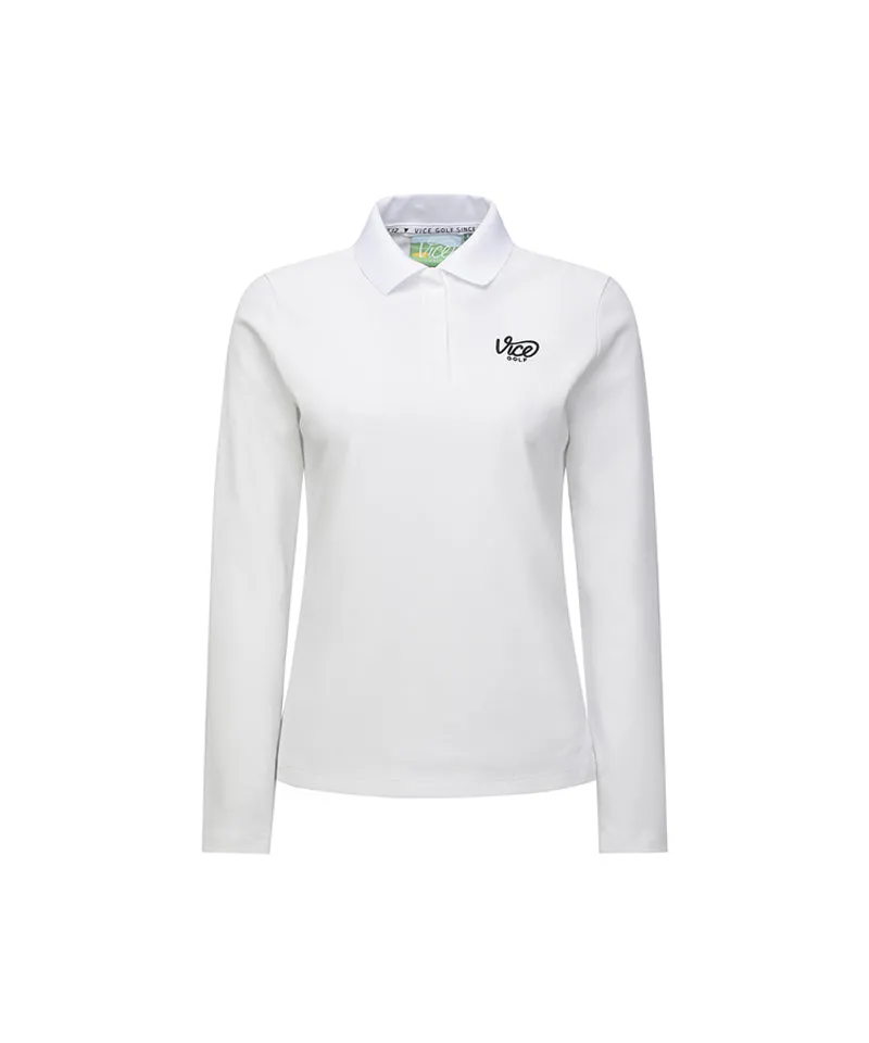 Vice Golf Atelier Women's Embrace Long T-Shirts - White