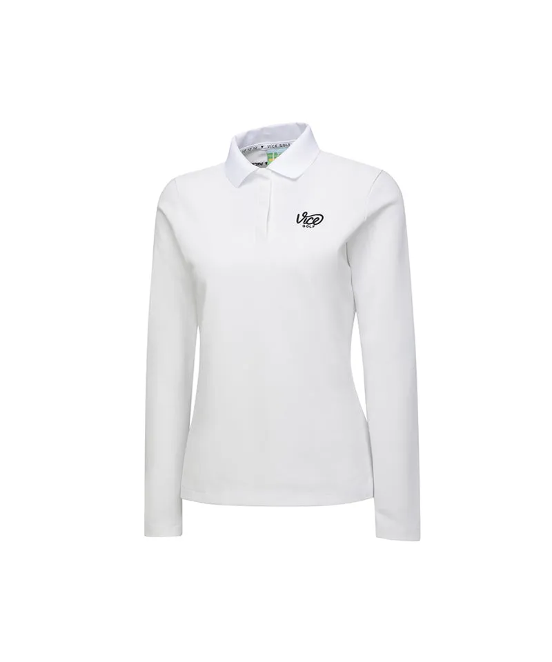 Vice Golf Atelier Women's Embrace Long T-Shirts - White
