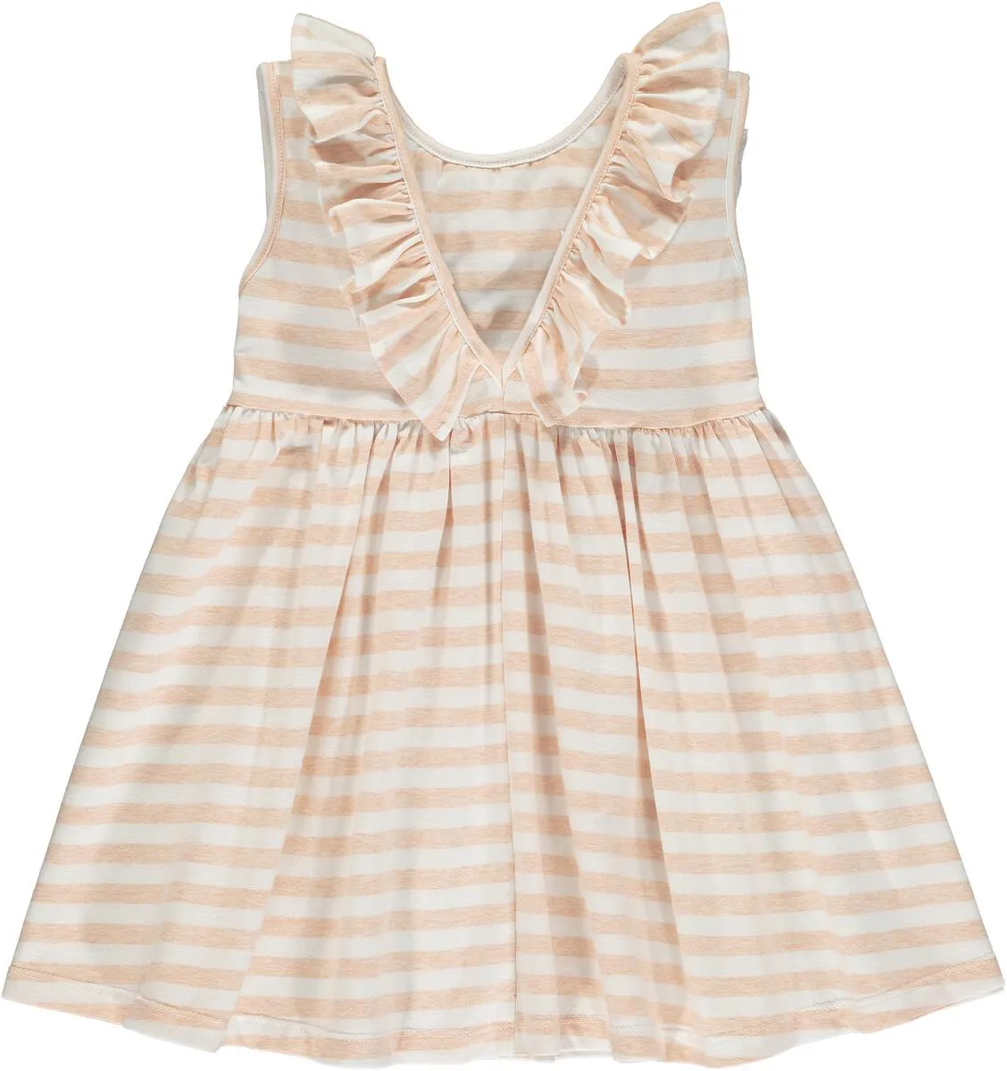 Vignette Coral Stripe Bella Dress