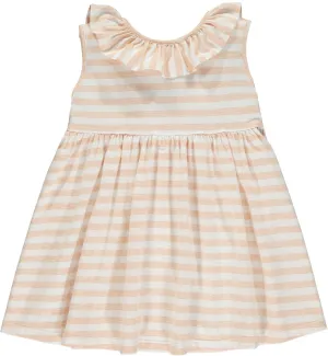 Vignette Coral Stripe Bella Dress