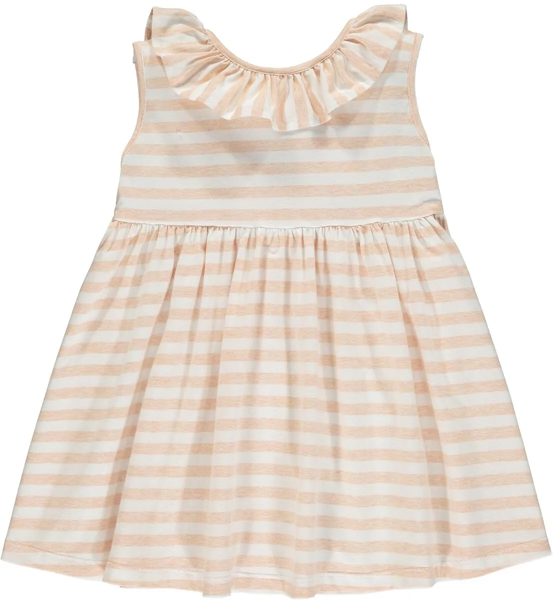 Vignette Coral Stripe Bella Dress
