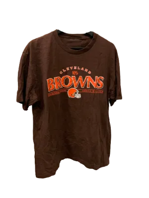 Vintage NFL Cleveland Browns Brown T-Shirt Large