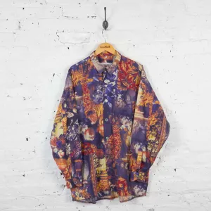 Vintage Pattern Party Shirt - Multi - L