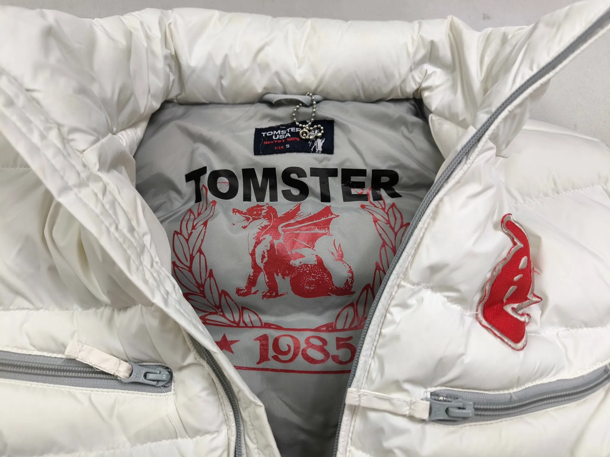 Vintage Tomster Puffer Vest | S
