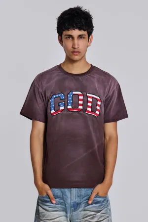 Vintage Wash ‘GOD’ Tee
