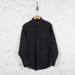 Vintage Wrangler Shirt - Black - L