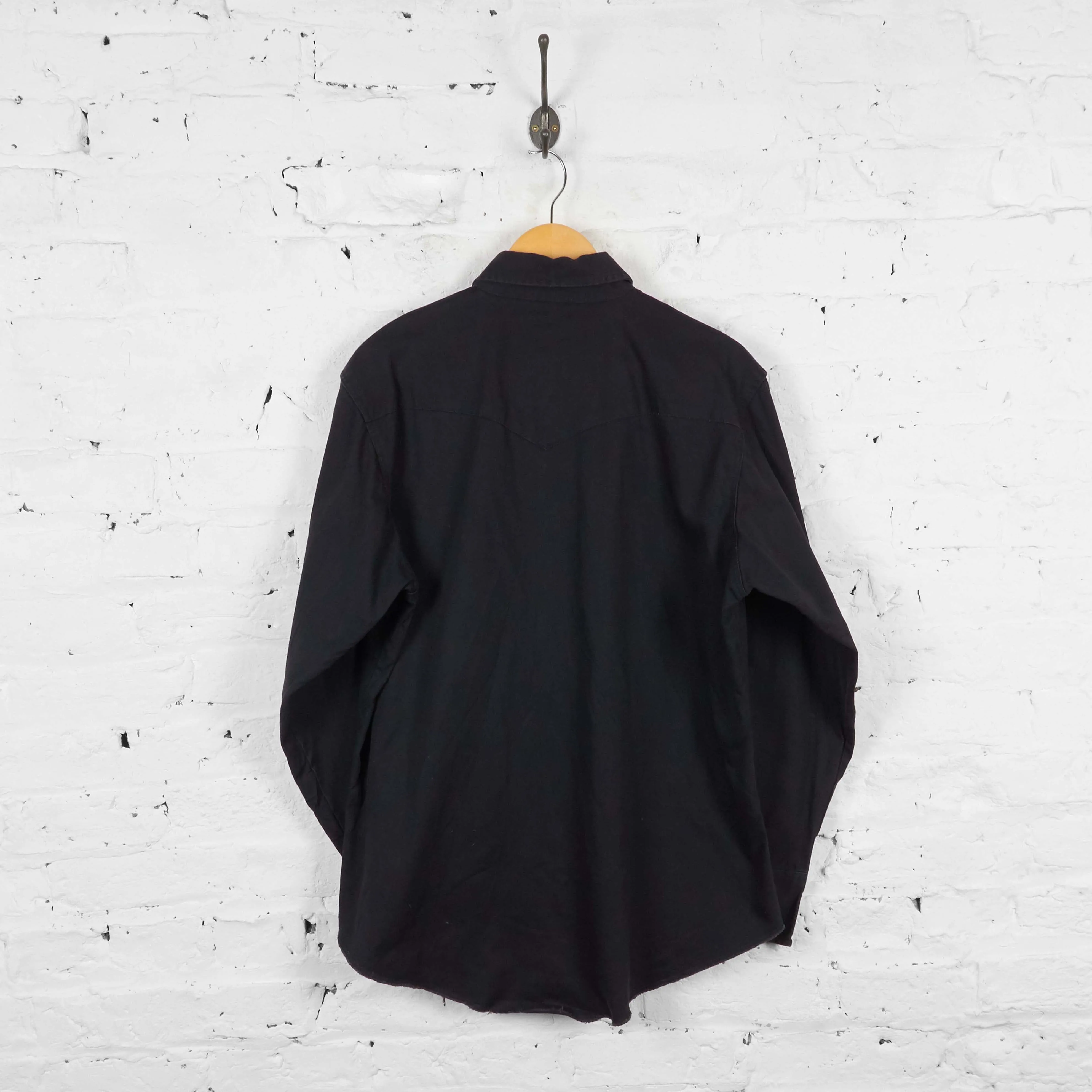 Vintage Wrangler Shirt - Black - L