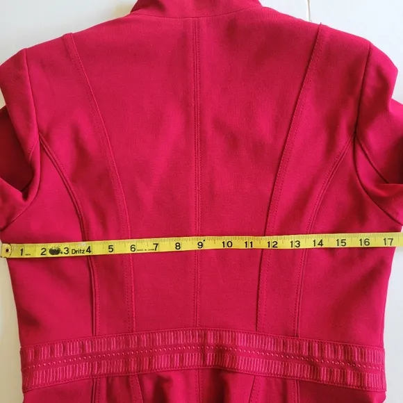 White House Black Market Ponte Military Style Jacket.