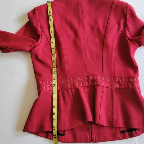 White House Black Market Ponte Military Style Jacket.