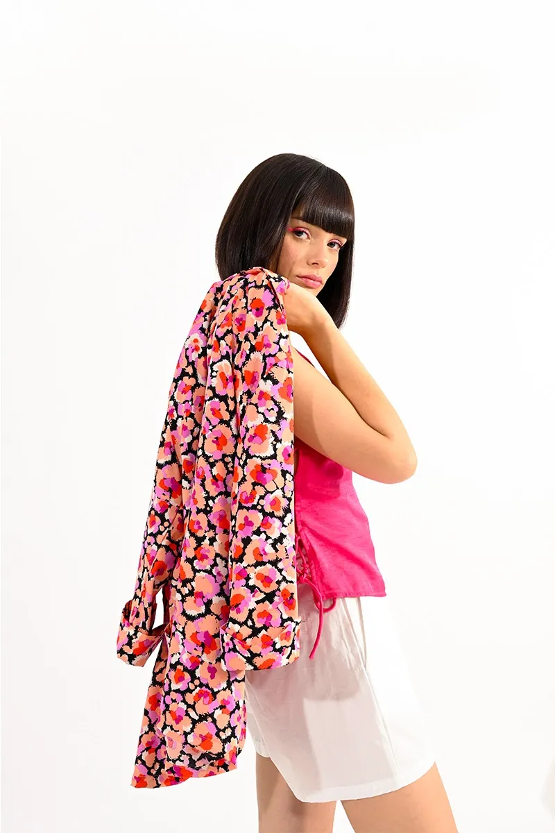 WIDE PRINTED BLAZER