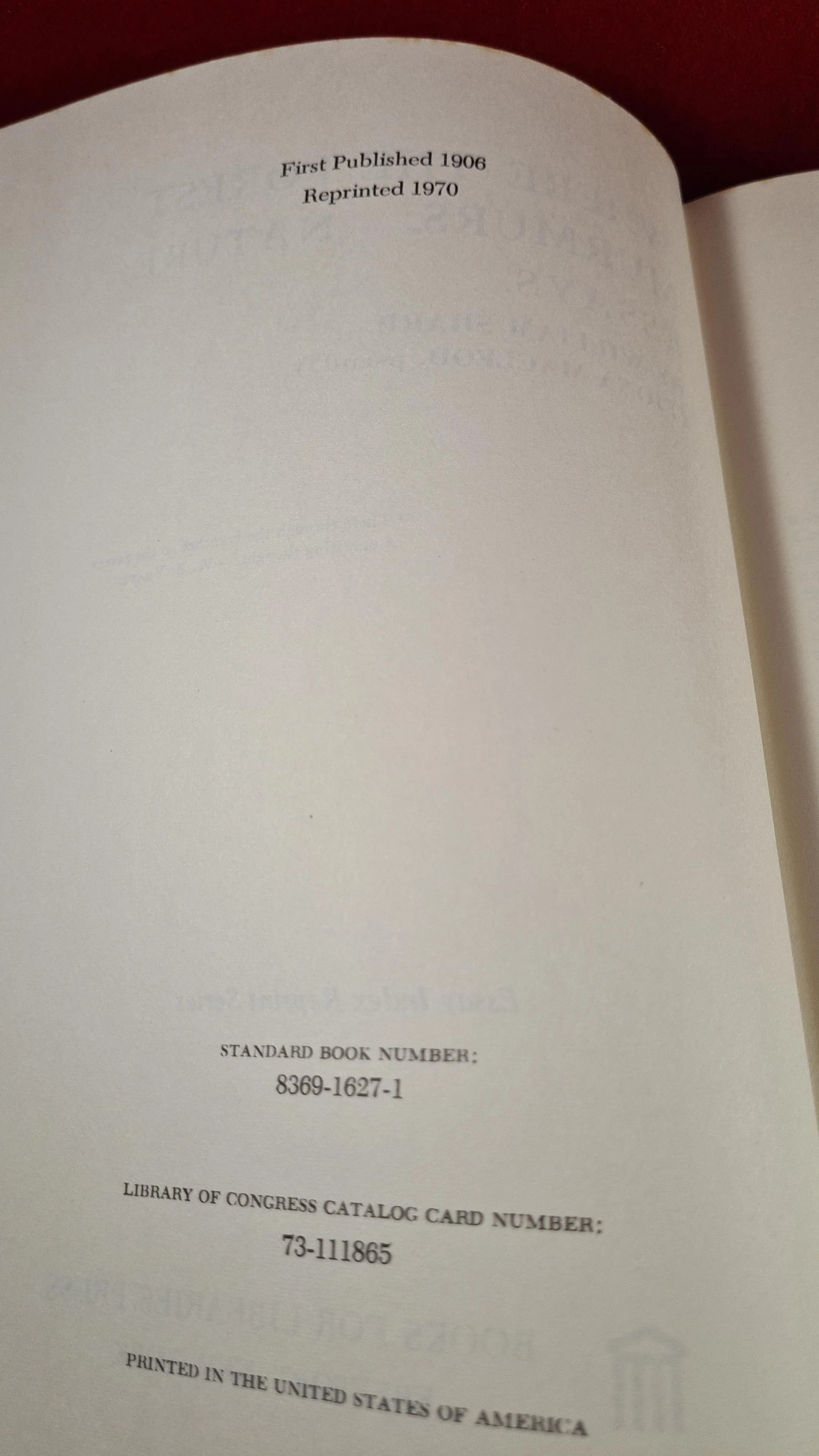 William Sharp - Where The Forest Murmurs, Books For Libraries Press, 1970