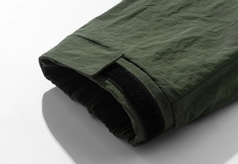 Windproof and Stain-Resistant Men's Loose-Fit Raincoat