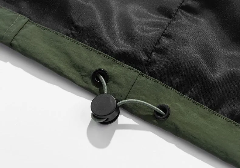 Windproof and Stain-Resistant Men's Loose-Fit Raincoat