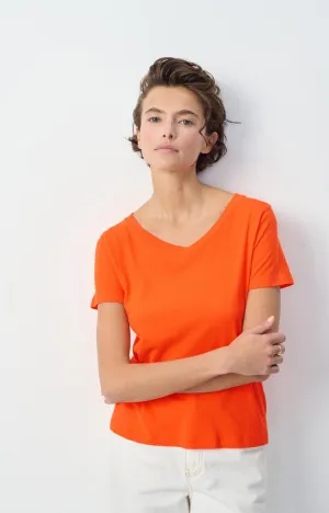 WOMEN'S T-SHIRT SS GAMIPY - ORANGE