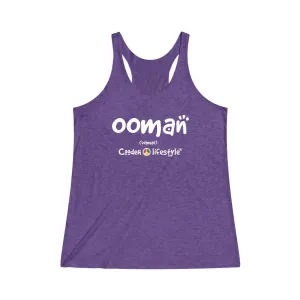 Women's Tri-Blend Racerback Tank (OOMAN)
