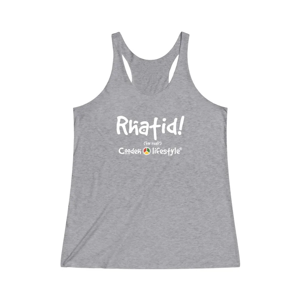 Women's Tri-Blend Racerback Tank (Rhatid)