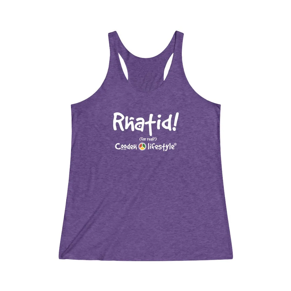 Women's Tri-Blend Racerback Tank (Rhatid)