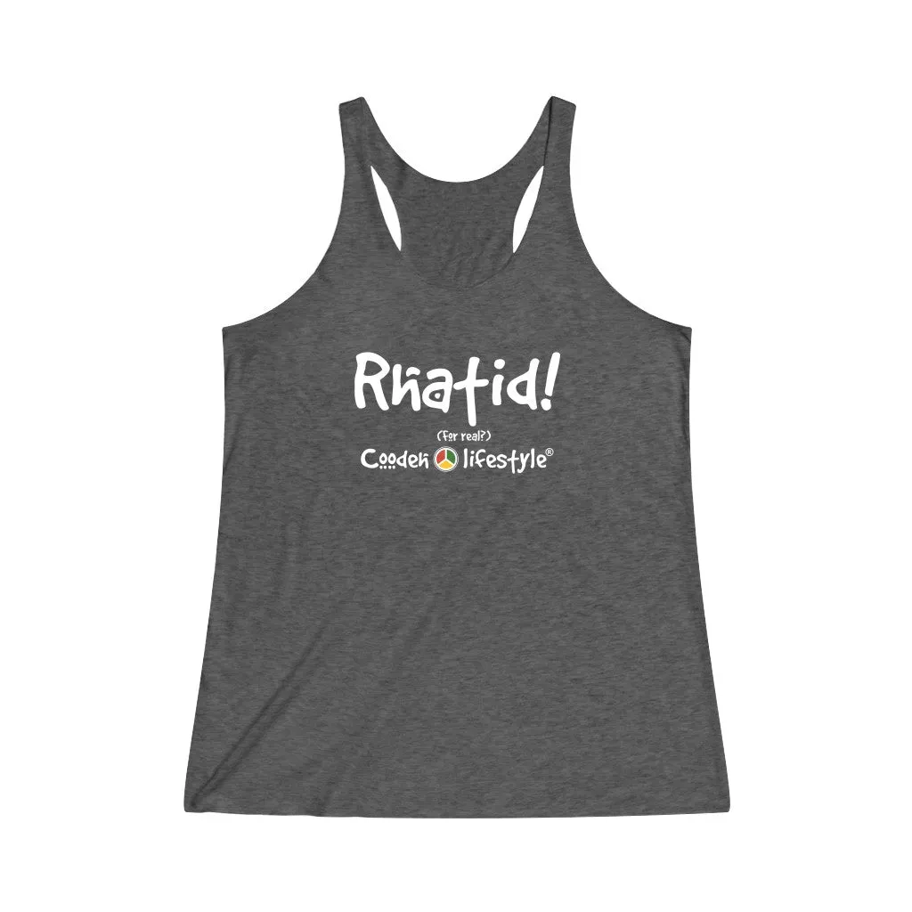 Women's Tri-Blend Racerback Tank (Rhatid)