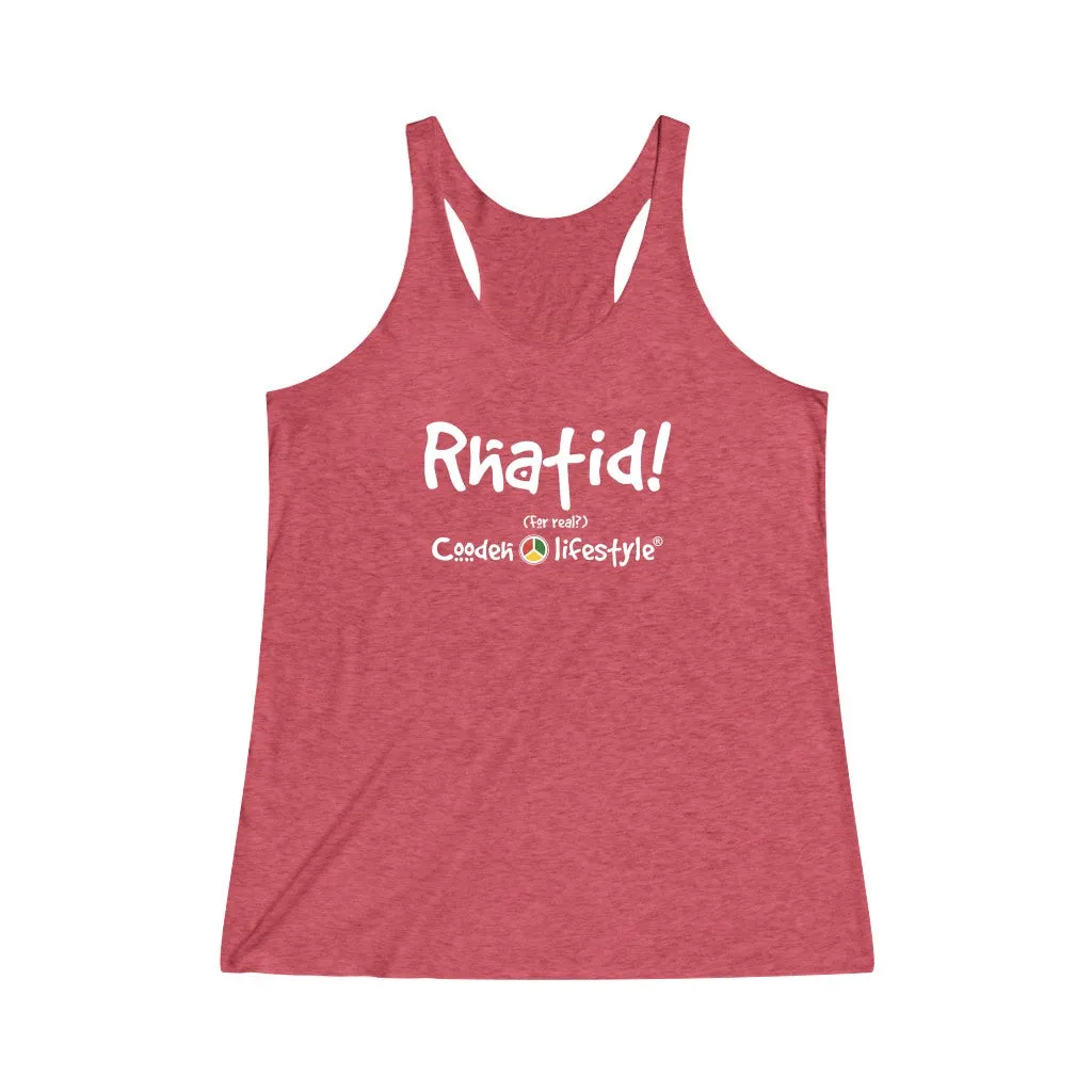 Women's Tri-Blend Racerback Tank (Rhatid)