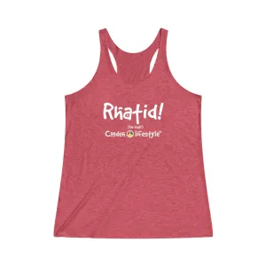 Women's Tri-Blend Racerback Tank (Rhatid)