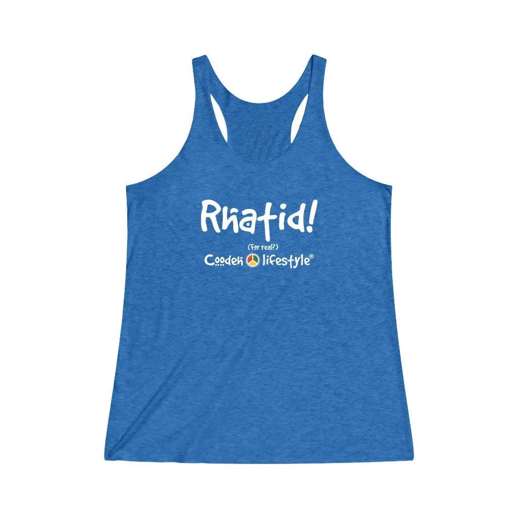 Women's Tri-Blend Racerback Tank (Rhatid)