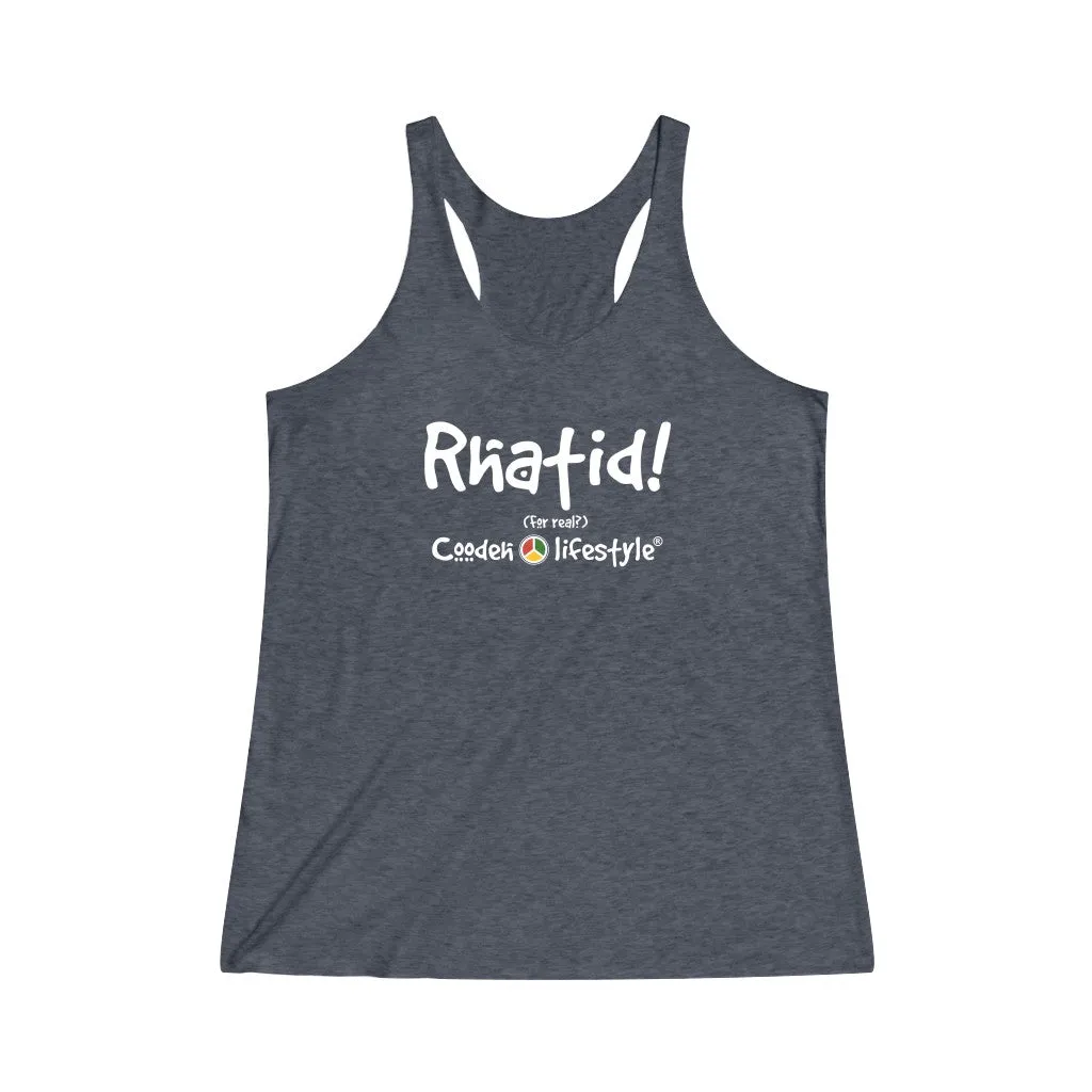 Women's Tri-Blend Racerback Tank (Rhatid)