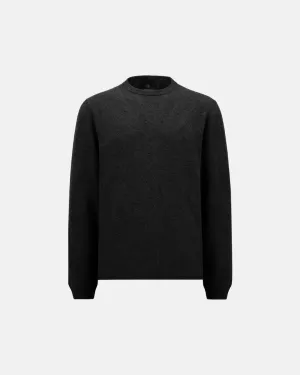 X Moncler Jumbo Sweater Round Neck Black