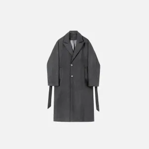 Y2K Loose Casual Turndown Collar Coat for Stylish Elegance