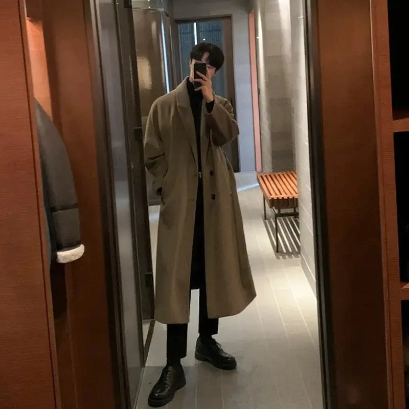 Y2K Loose Casual Turndown Collar Coat for Stylish Elegance