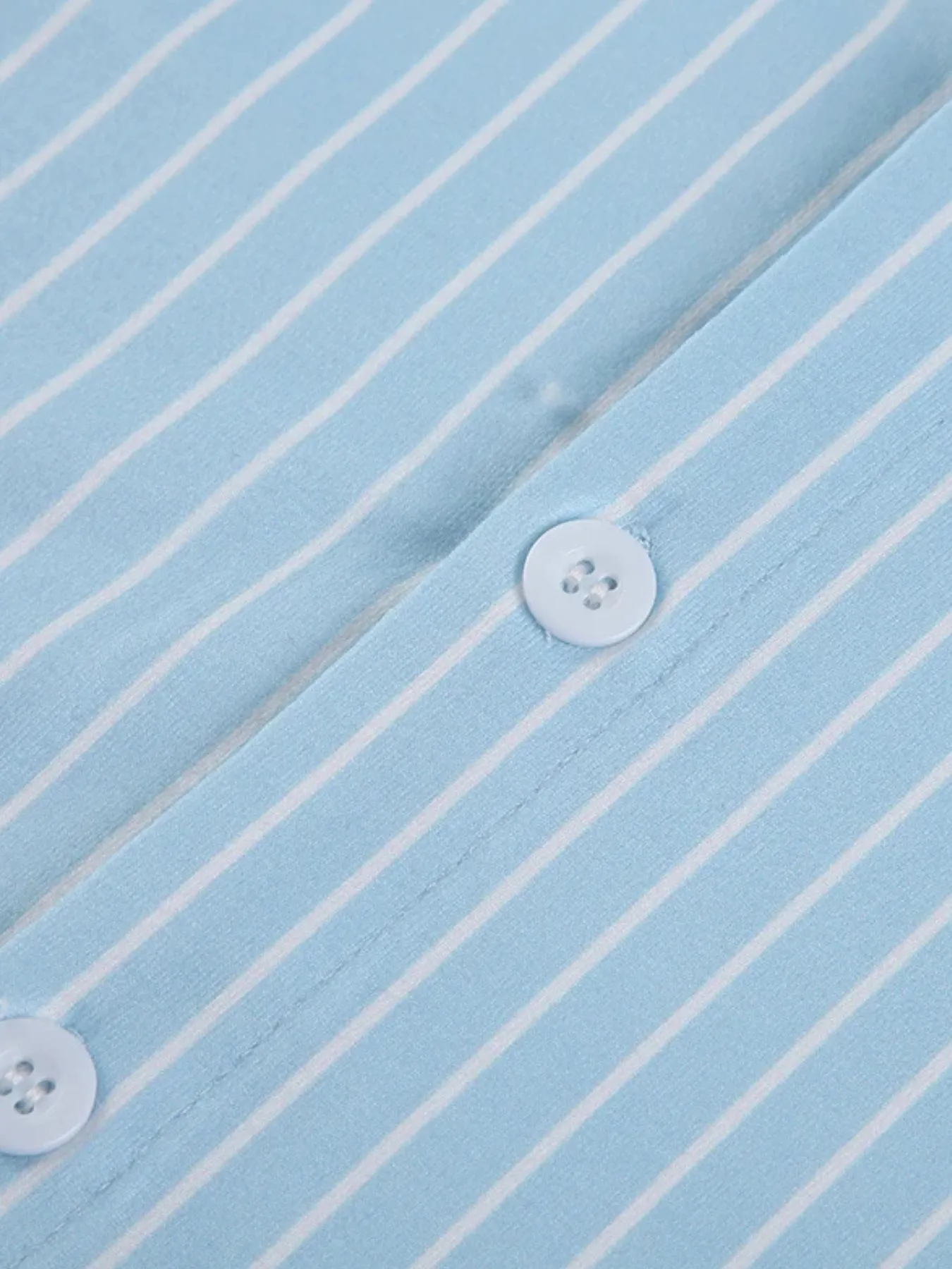 Y2K Striped Short Sleeve Shirt