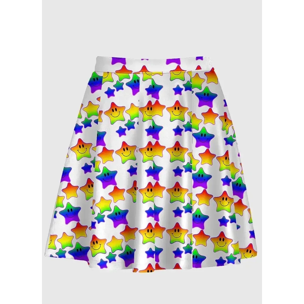 Y2K Style Elastic Waist Skirt in Silky Smooth Fabric