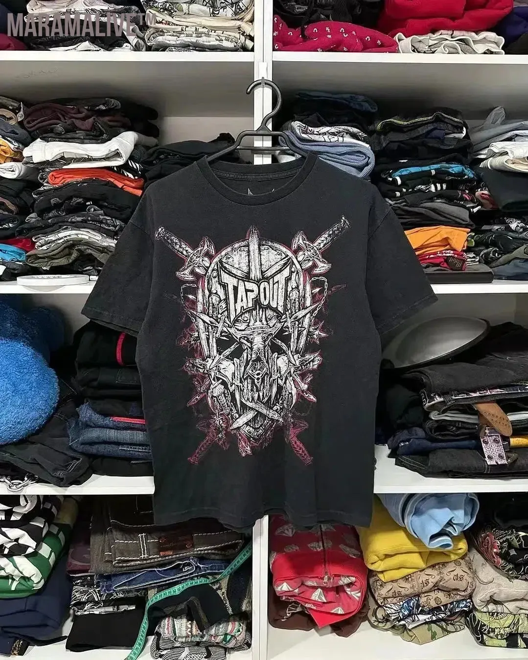 Y2K Tshirt New Harajuku Retro Wing Printing Oversized Punk Hip Hop T shirt Women Short Sleeved Gothic Clothing Tops Streetwear