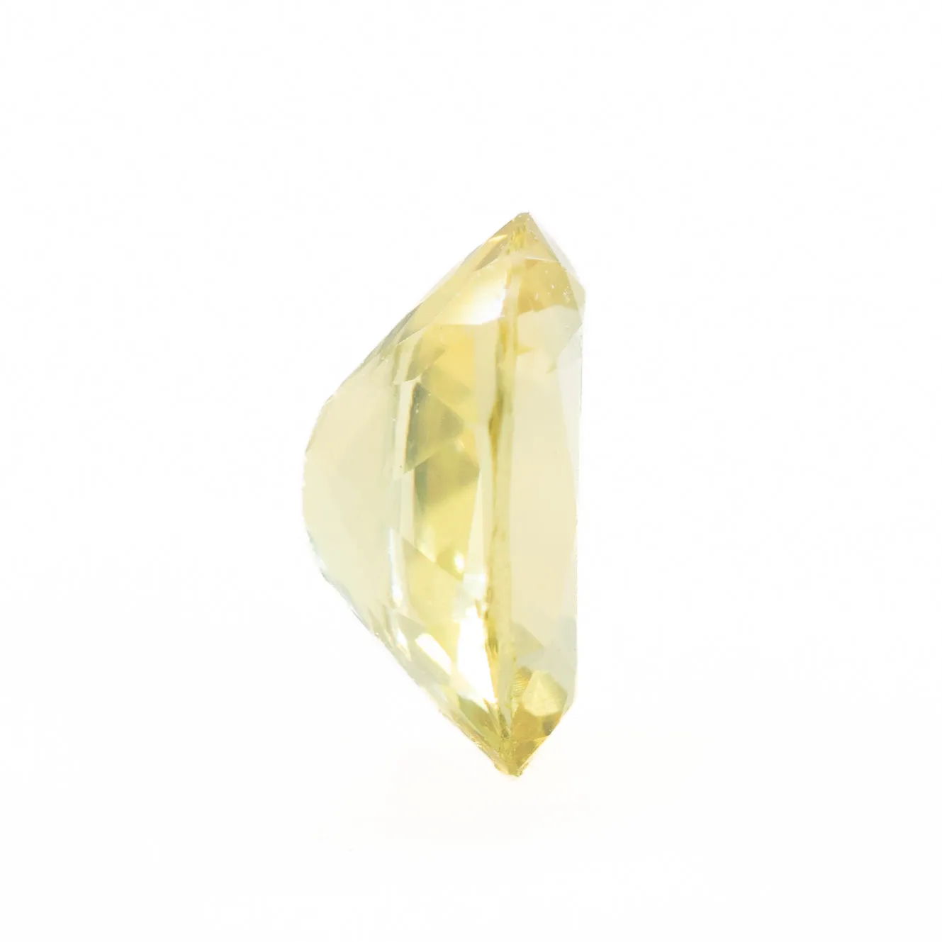 Yellow Sapphire Oval Brilliant Cut | 0.58ct | Australian Origin