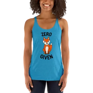 Zero Fox Racerback Tank (Adult XS-XL)
