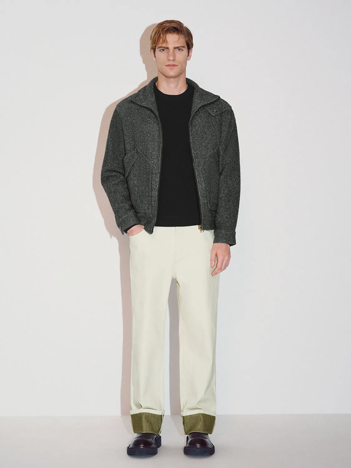 Zipper Front Loose Jackets
